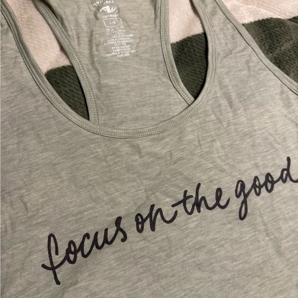 Athletic Works Women's Light Grayish Green Tank Top - Picture 2 of 7